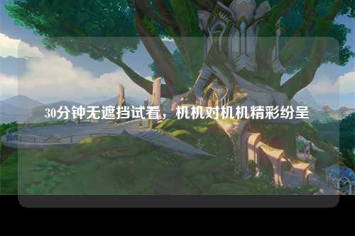 30分钟无遮挡试看，机机对机机精彩纷呈