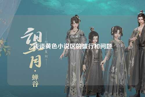 浅谈黄色小说区的盛行和问题
